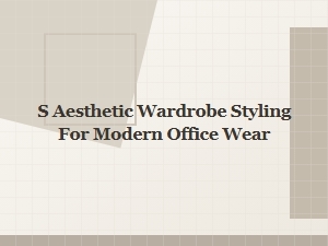 Reimagining Modern Office Attire with Retro Styling